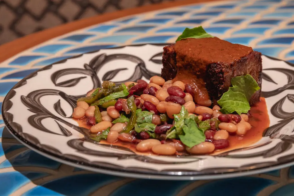 Another must-try dish at La Mina is the Puerco con Chile.
