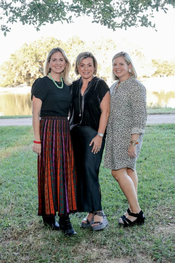 Macari Potter, Sveta Darnell, Hope Young at The Clubs at Houston Oaks Holiday Market (Photo by Priscilla Dickson)