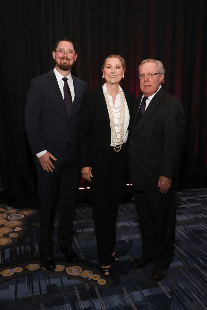 Mark Putnam, vice president of philanthropy at Texas Children's Hospital with philanthropists Carol & Mike Linn (Photo by Priscilla Dickson)