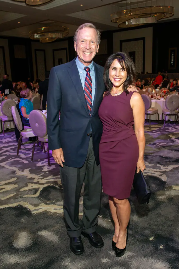 Neil & Maria Bush at the Power of Literacy luncheon. (Photo by Jacob Powers)