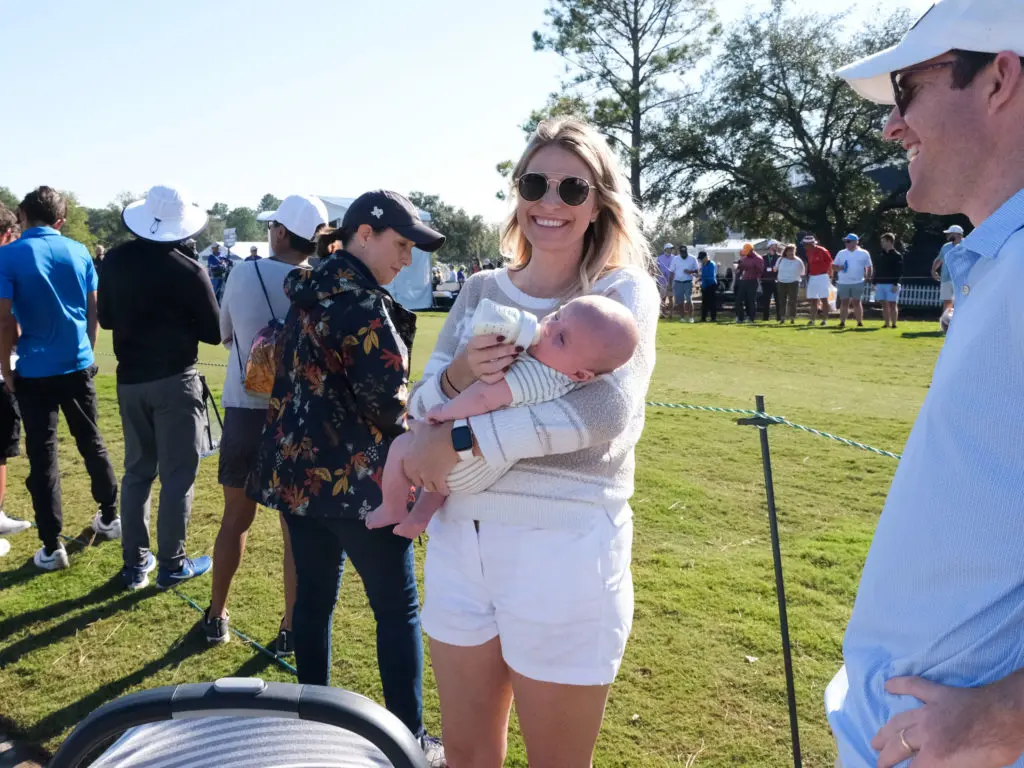 Can babies enjoy golf? This mom is about to find out at the Houston Open. (Photo by F. Carter Smith)