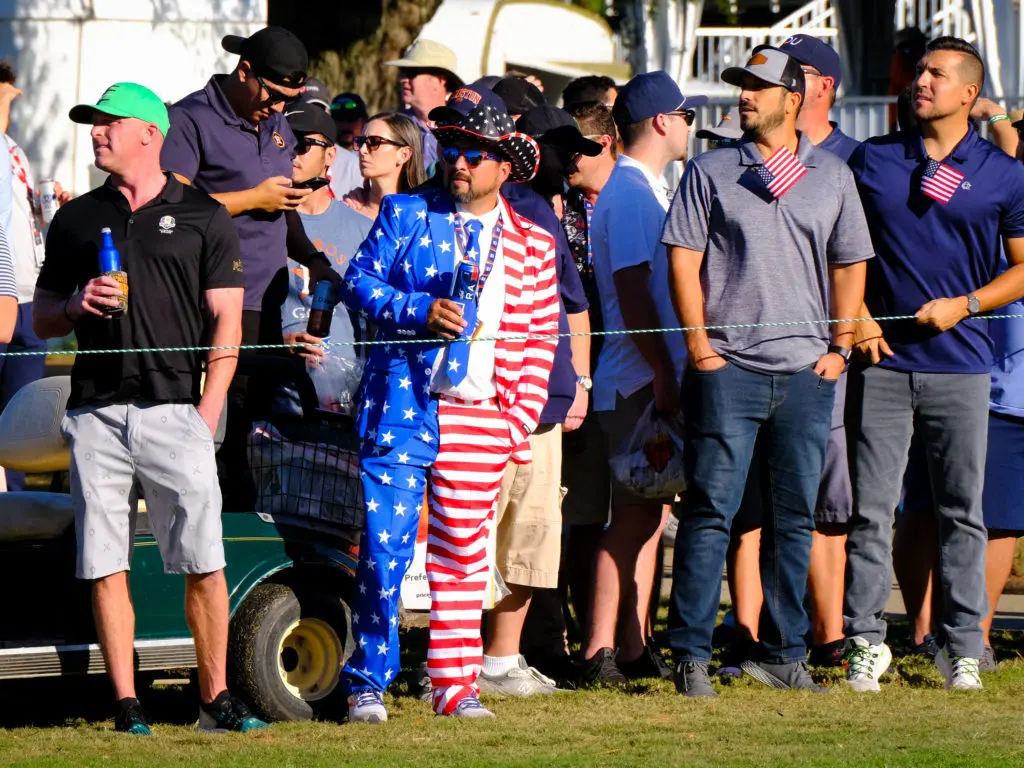 Golf fans are a colorful bunch. (Photo by F. Carter Smith)