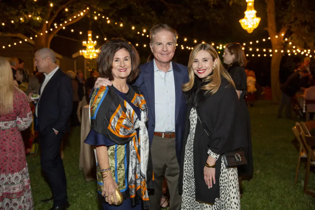 Peggy & Michael Strode, Margaret Strode  at The Menil Collection Party in the Park. (Photo by Jenny Antill )