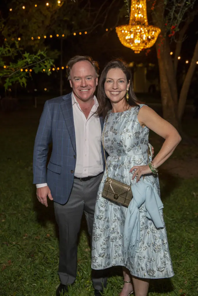 Robert Muse, Cullen Geiselman at The Menil Collection Party in the Park. (Photo by Jenny Antill )