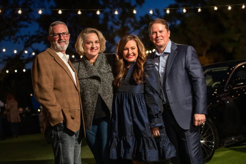 Mark Dabney, Courtney Dabney, Christy Dunaway Smith, and Jason Smith enjoyed the party. Photos by Ashley Gongora.