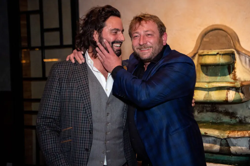 Sam Governale, Ben Berg enjoy the VIP opening party for Trattoria Sofia (Photo by Michelle Watson (CatchlightGroup.com))