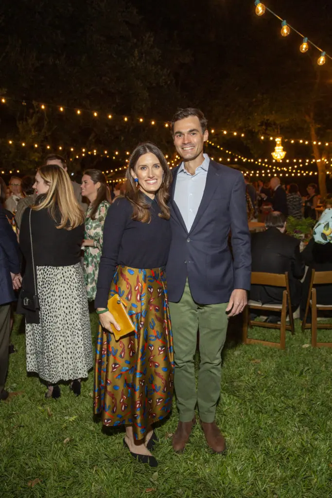 Sarah Beth & Paul Seifert at The Menil Collection Party in the Park. (Photo by Jenny Antill )
