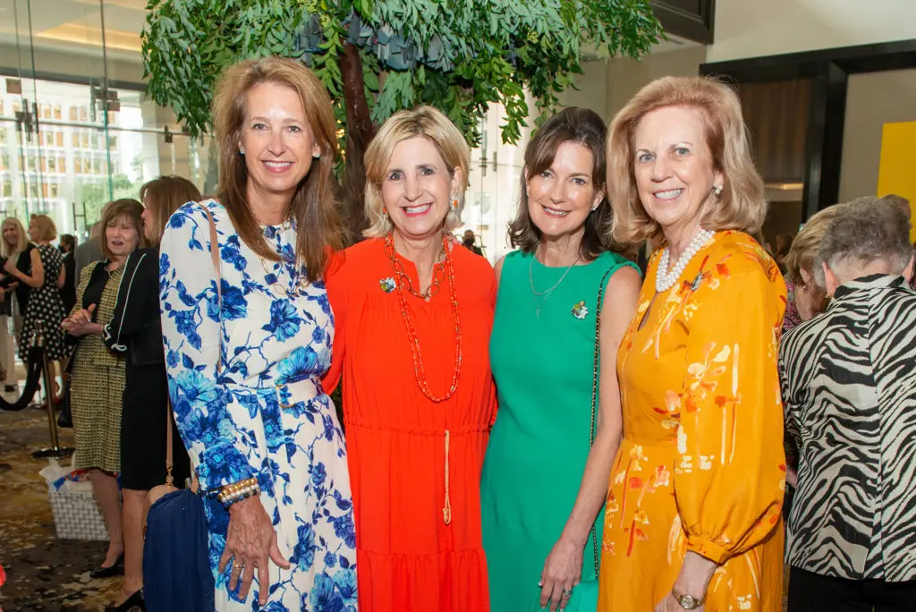 Sarah Ray, Dana Miller, Paige Griffin, Candy Knudson; at the Power of Literacy luncheon (Photo by Jacob Powers)