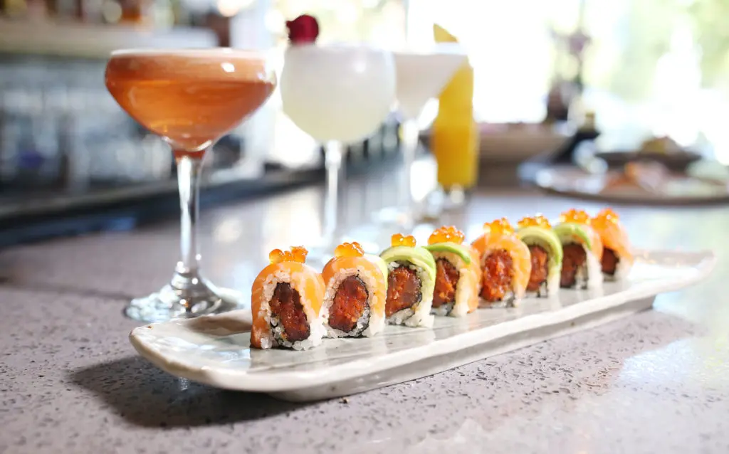 Sushi Rebel's rolls and cocktails will leave an impression. (Photo by Photos John Kim)