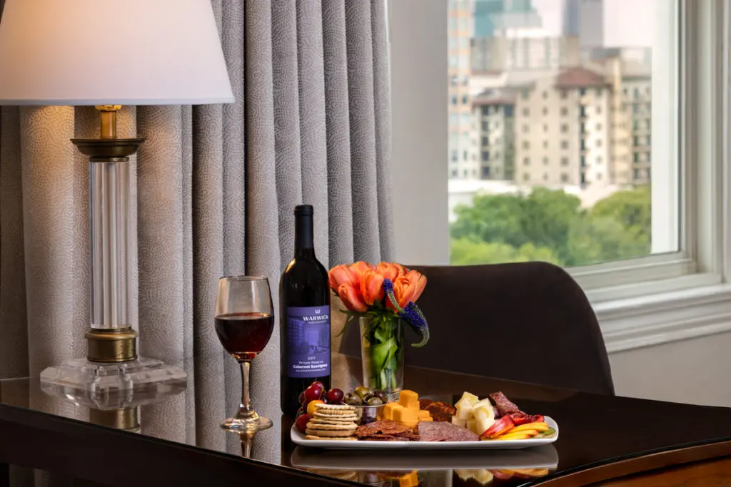 The Warwick Melrose is a historic, 100-year-old Dallas hotel.