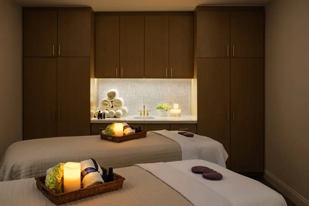 The Warwick Melrose's new Le Spa offers massages, nail, waxing, and hair services.