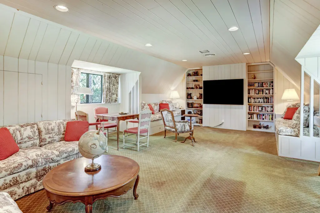 The second floor game room at 3781 Willowick (Photo by TK Images)