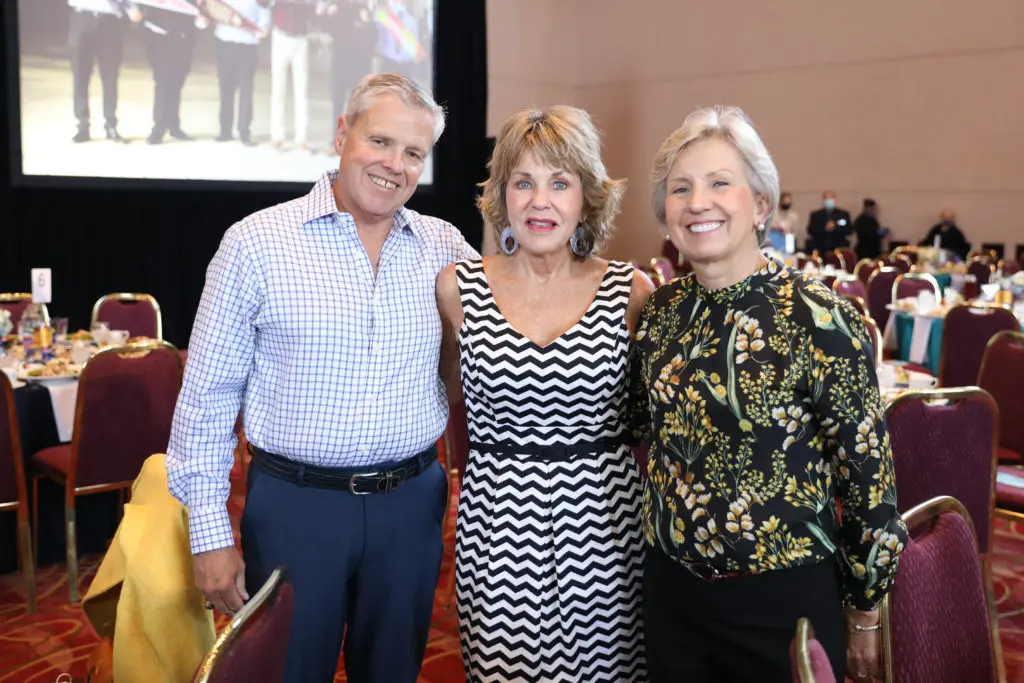  Roy Perry, June Barth, Jackie Perry at the YES Prep Leading Houston Forward luncheon. (Photo by Priscilla Dickson)