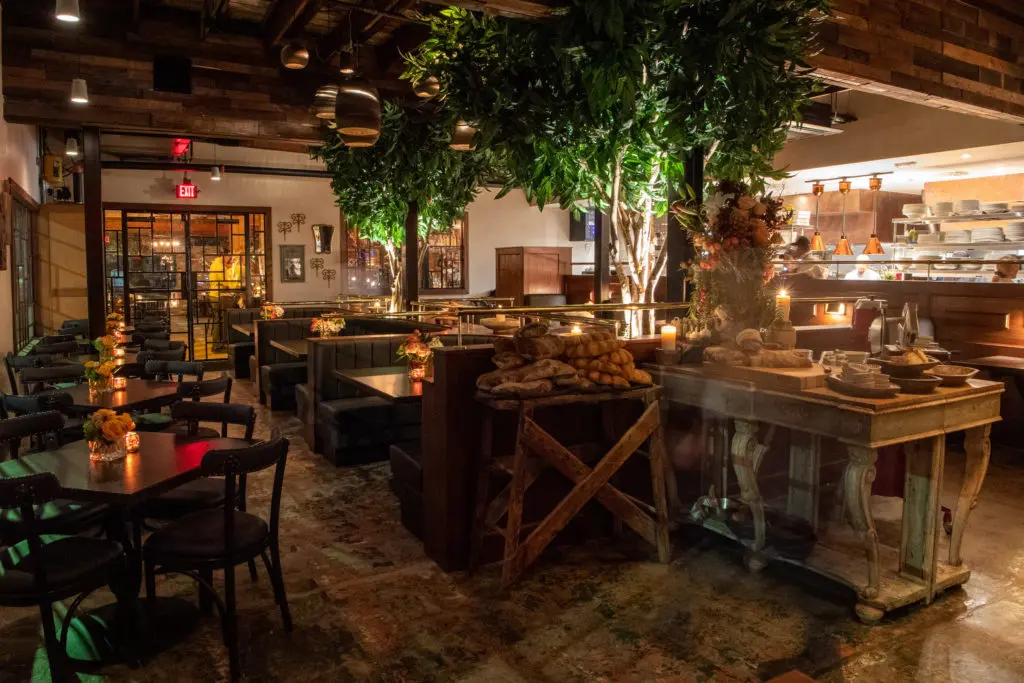 A peek at the dining room of the new Trattoria Sofia in the Houston Heights. (Photo Michelle Watson)