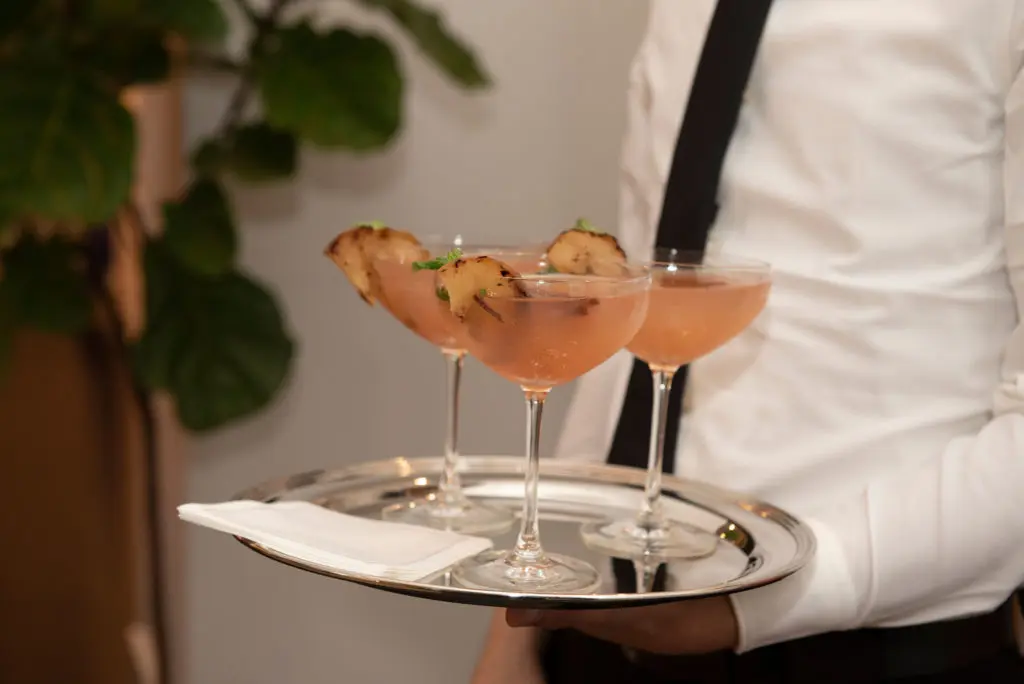 Guests were greeted with a colorful cocktail upon arrival (Photo by Tamytha Cameron)