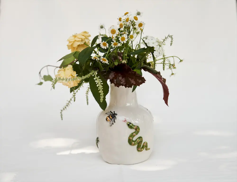 Liz Marsh Designs
hand-formed vase. (Photo by Pär Bengtsson)