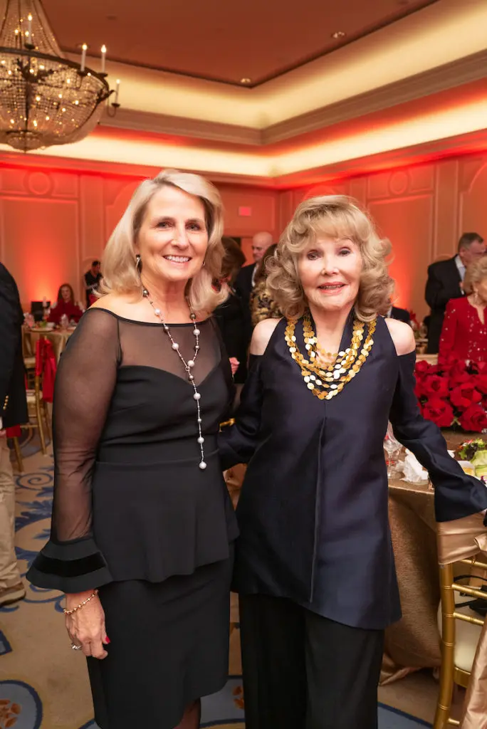 Melody Meyer, Joanne King Herring at the Houston Social Book Houston Treasures evening held at The Houstonian (Photo by Daniel Ortiz)