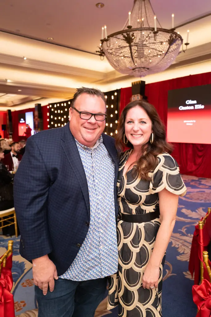 Honoree Chris Shepherd & Lindsey Brown at the Houston Social Book Houston Treasures evening held at The Houstonian (Photo by Daniel Ortiz)