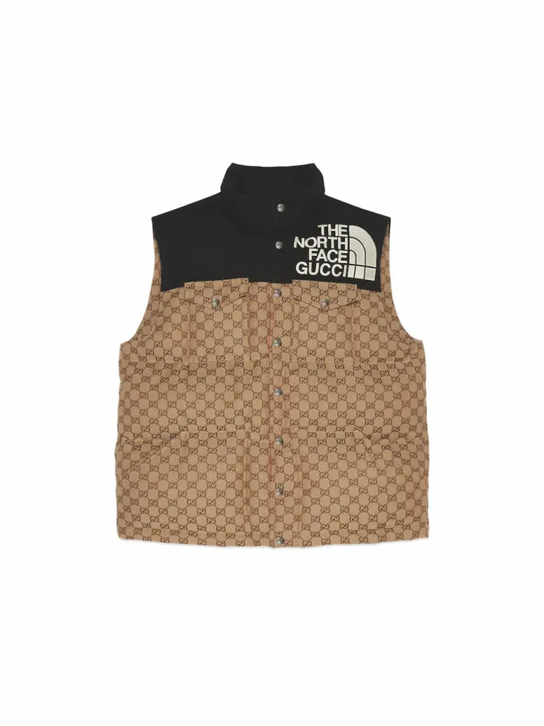The North Face x Gucci padded vest, $2,200 (courtesy) (Photo by Jalan and Jibril Durimel)
