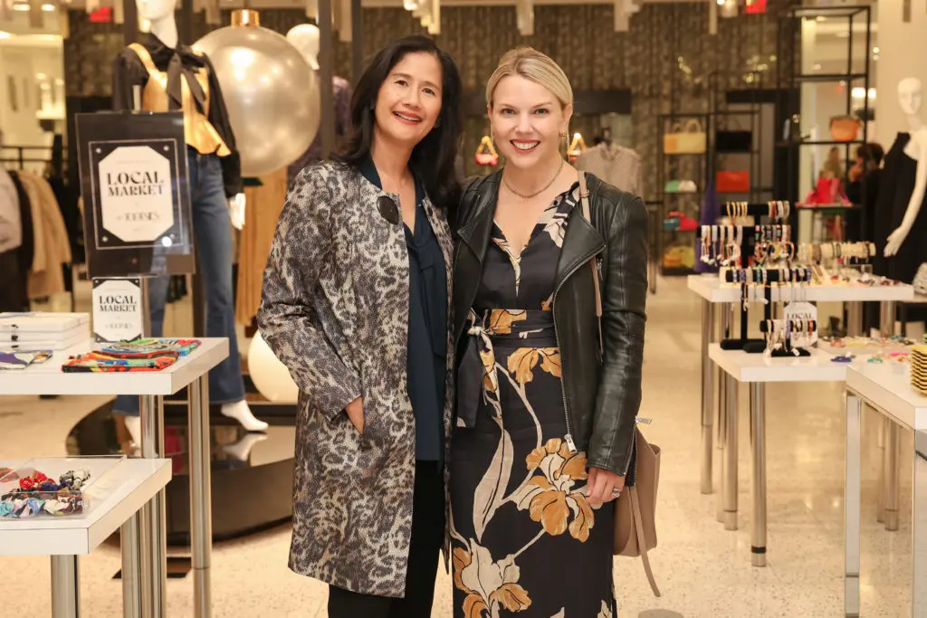 Benedikte Ansell, Piper Faust at the Contemporary Arts Museum Houston's Another Great Night preview.