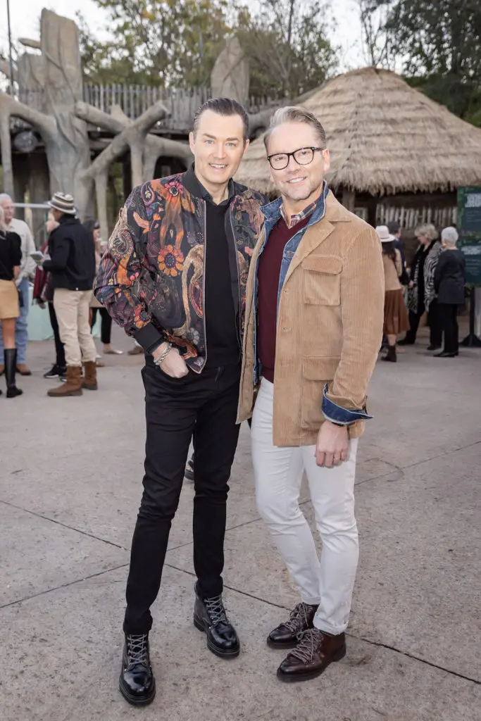 Chuck Steelman and Scott Kehn at the 30th anniversary of Zoo to Do in Dallas. (Photo by Thomas Garza Photography)