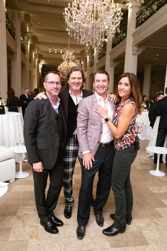 David LaDuke, Gary Hammett, Greg Harper, Lisa Foronda Harper (Photo by Daniel Ortiz)