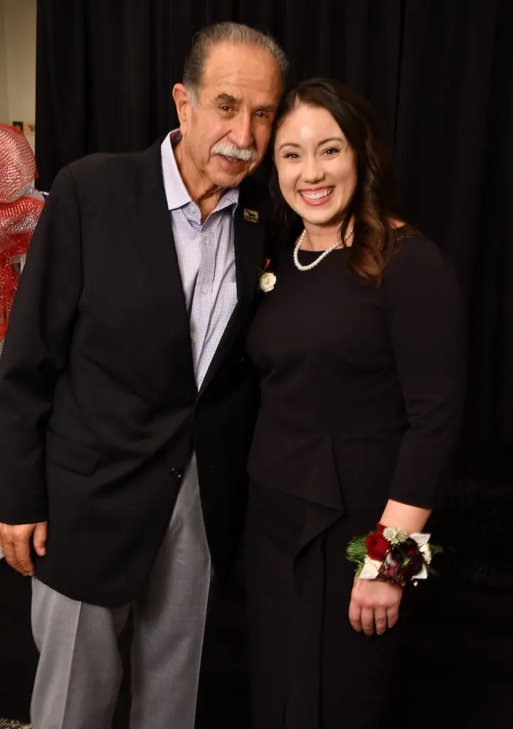 Dr. Guillermo Rowe, Suzanne Kelley at the MorningStar River Oaks grand opening. (Photo by Dave Rossman)