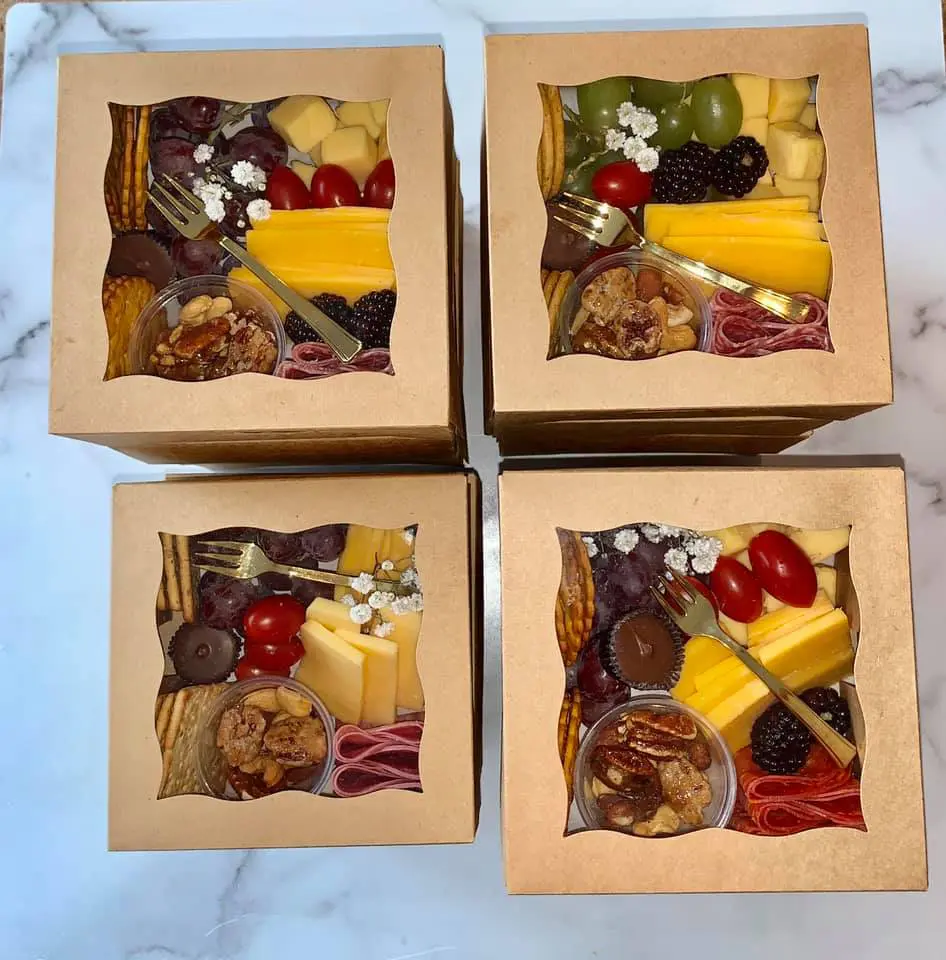 Cowtown Charcuterie's handy boxes make laying your own board out a breeze.