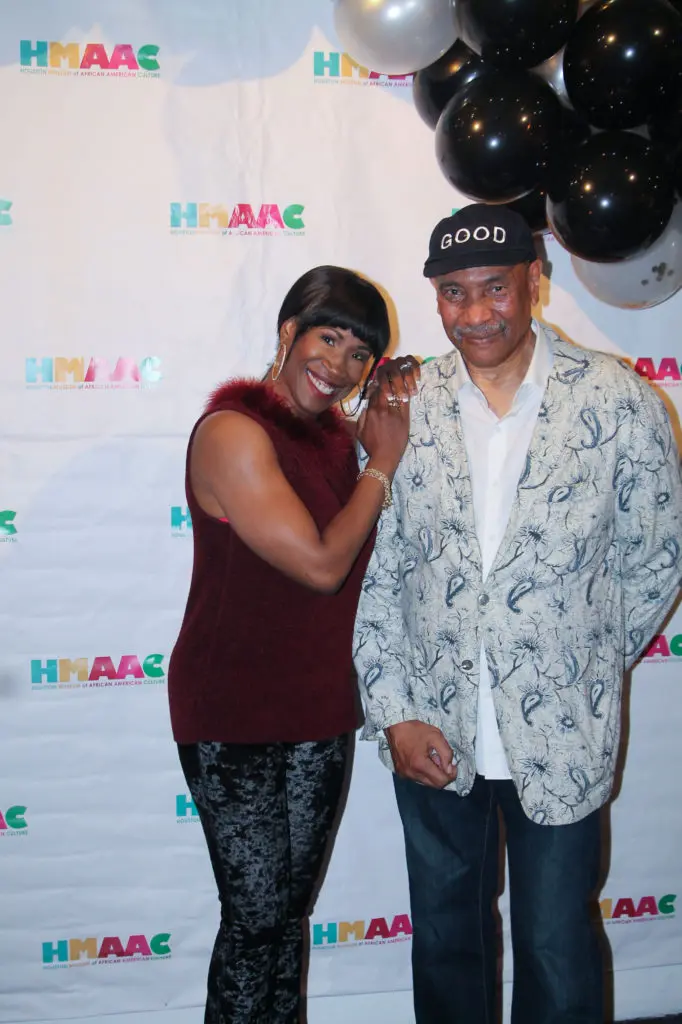 Champagne & Ribs party host Lauren Anderson, Houston Museum of African American Culture CEO John Guess Jr. (Photo by Patryce Coleman)
