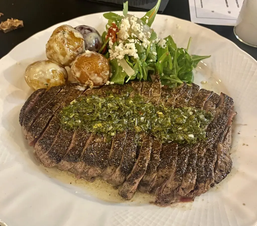 The carne asada is a must-try dish at Modest Rogers. (Photo by Megan Ziots)