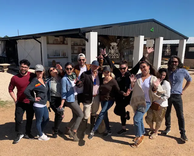Rottet invited her entire office team to Round Top. "It turned out to be the best bonding experience. My favorite photo of the day!"