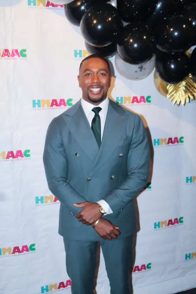 KTRK Channel 13 news anchor Chauncey Glover at the Houston Museum of African American Culture Champagne & Ribs party (Photo by Patryce Coleman)