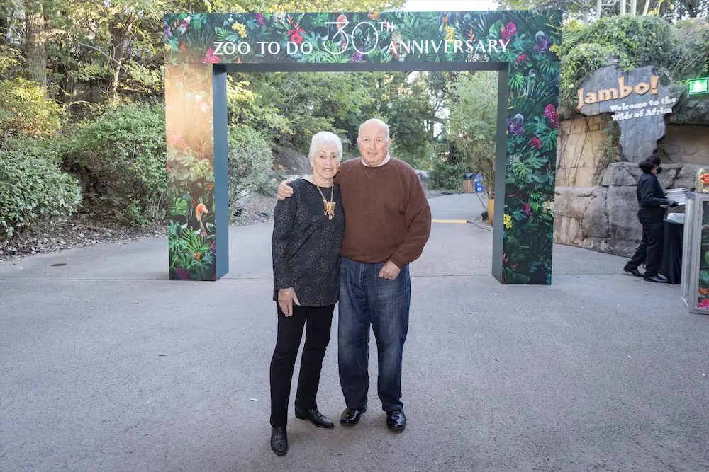 Lois and Ron Finkelman at the 30th anniversary of Zoo to Do in Dallas.(Photo by Thomas Garza Photography)