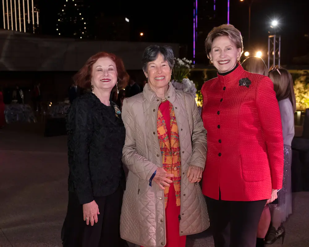 Paula Crevoshay, Lyda Hill and Barbara Barrett (Photo by Tamytha Cameron)