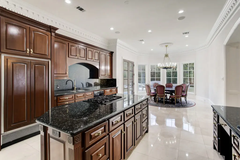 The kitchen at 6 Pine Tree Lane (Photo by TK Images)