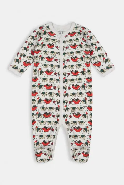 Roller Rabbit has the perfect coordinating Holy Jolly PJ cheer for the whole family. 