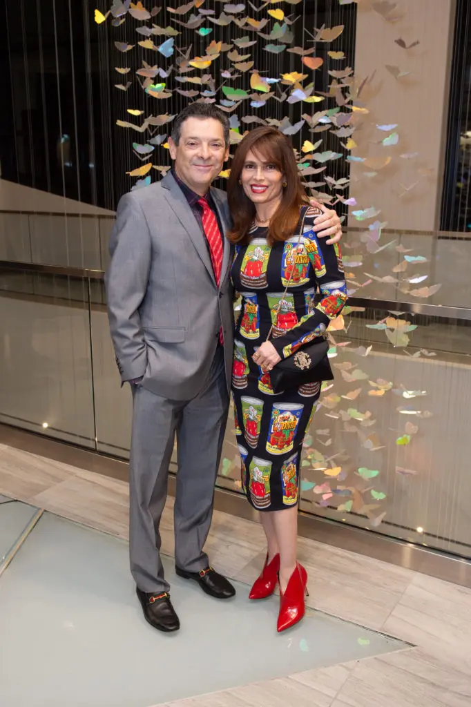 Carlos & Karina Barbieri at the Holocaust Museum Houston Spotlight on Courage Soirée (Photo by Wilson Parish)