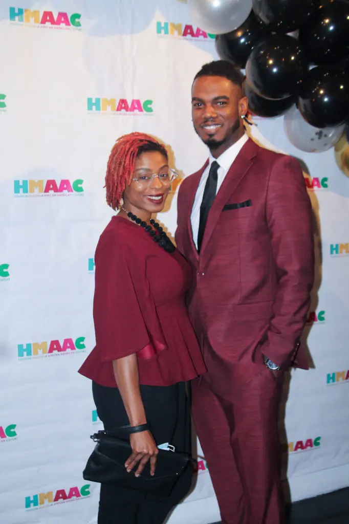 Regina & Cedric Ingram at the Houston Museum of African American Culture Champagne & Ribs party (Photo by Patryce Coleman)