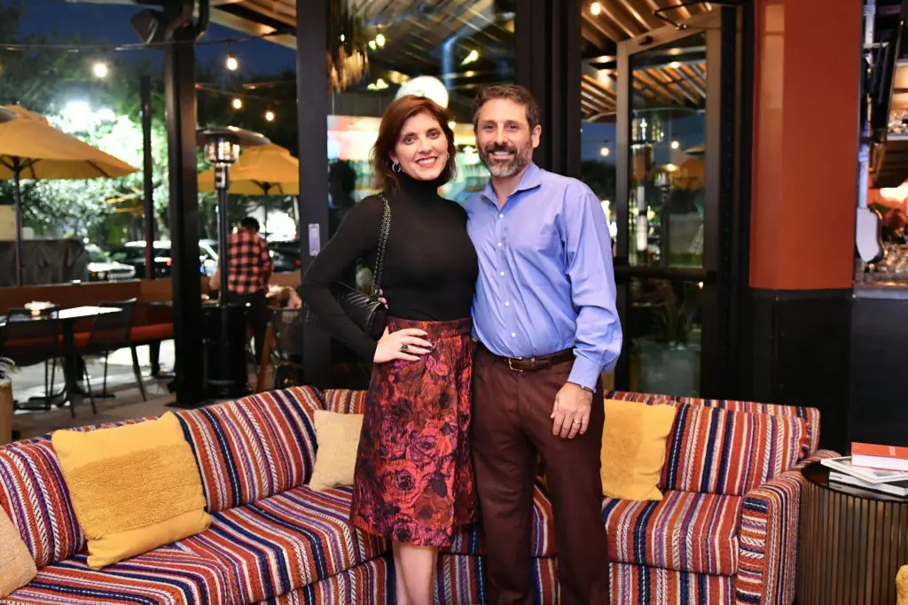 Stacey & Al Lindseth at the opening of Postino in Uptown Park (Photo by Alex Montoya)