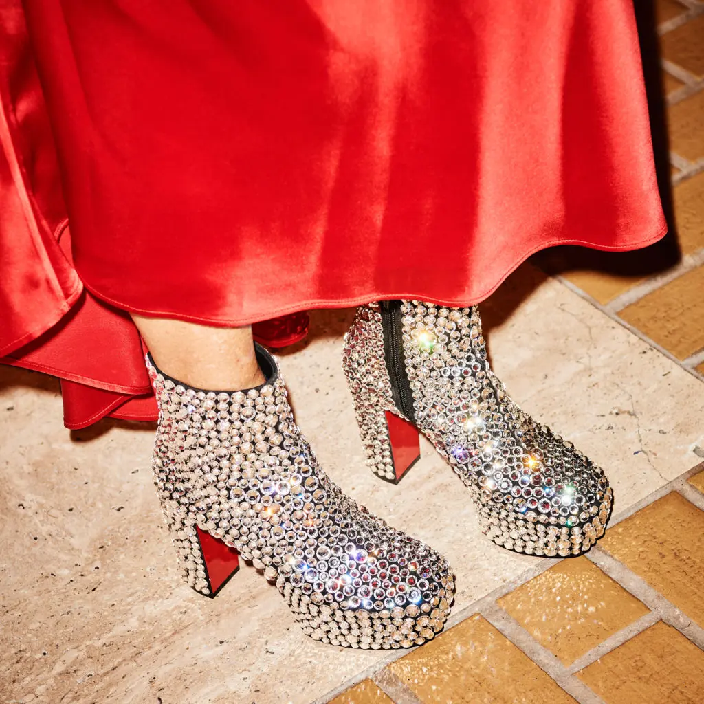 Misty Smather's dazzling Louboutins (Photo by Jonathan Zizzo)