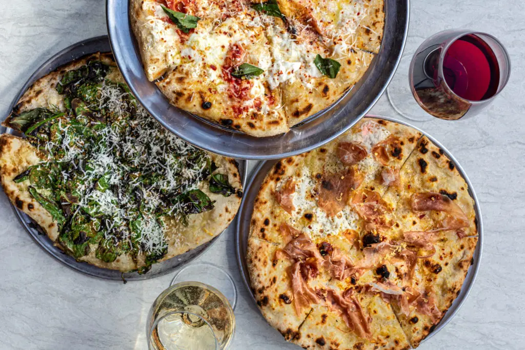 A selection of pizzas prepared at the new Trattoria Sofia. (Photo Jenn Duncan)