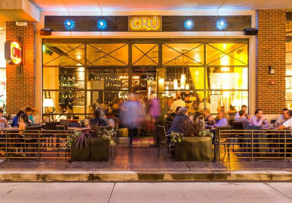 Cru Food and Wine Bar has Valentine's Day celebration menus on tap for 
February 14.
