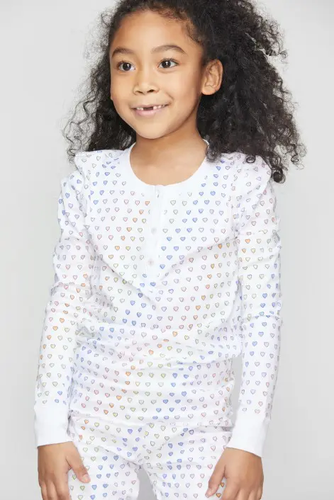 Roller Rabbit Heart Motif Pajamas for the whole family, $38 - $118