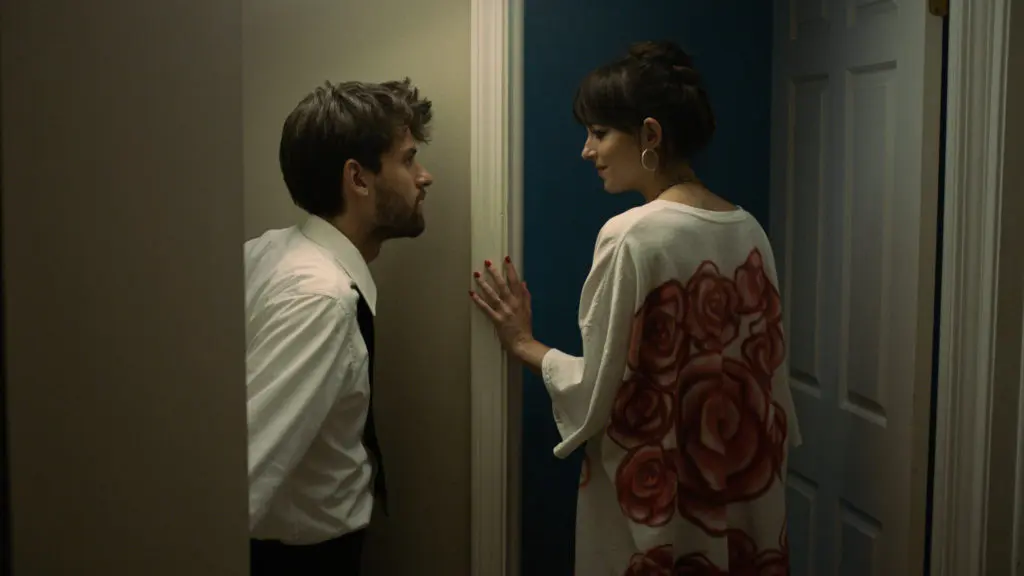 Dakota Johnson appears in <i>CHA CHA REAL SMOOTH</i> by Cooper Raiff, an official selection of the U.S. Dramatic Competition at the 2022 Sundance Film Festival. Courtesy of Sundance Institute.