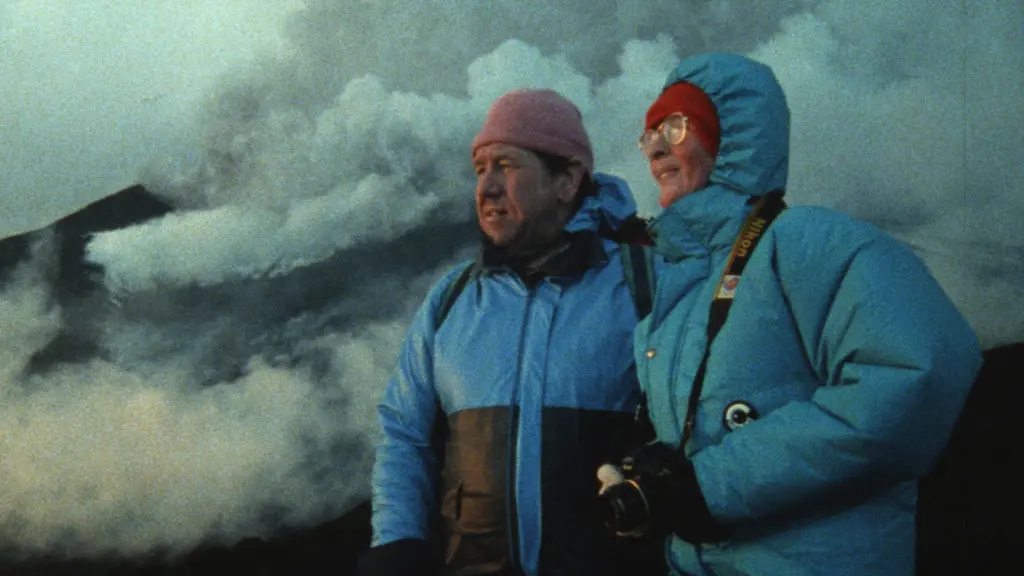 <i>Fire of Love</i> tells the story of married volcano hunters.