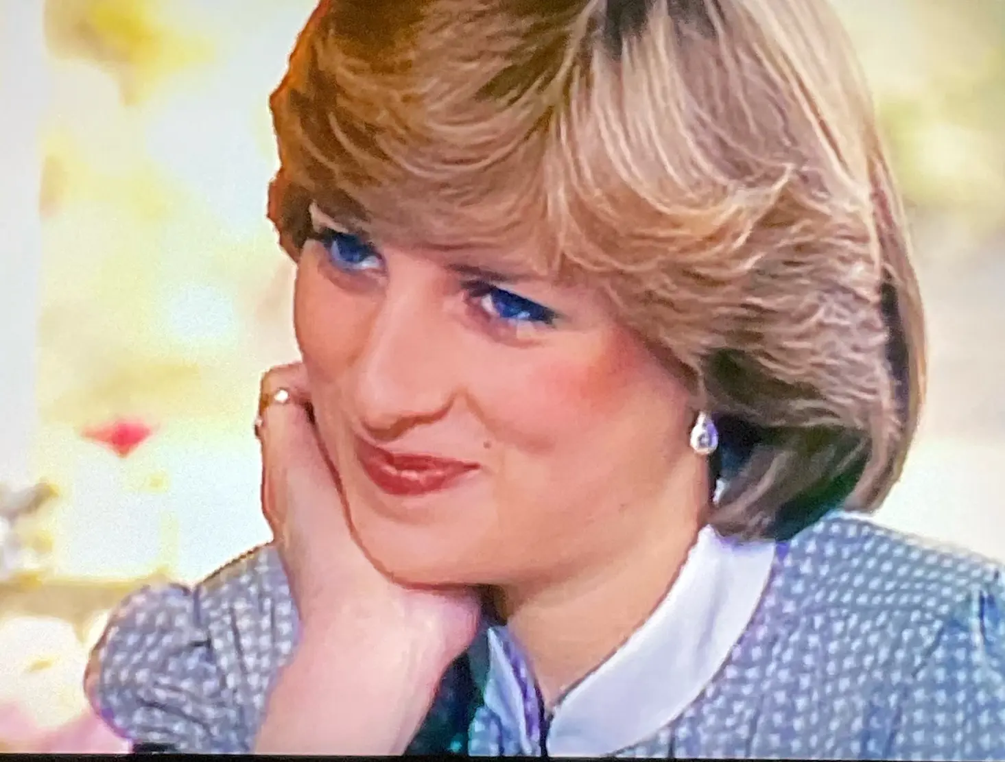 A photo of Princess Diana captured from the Sundance documentary “The Princess”