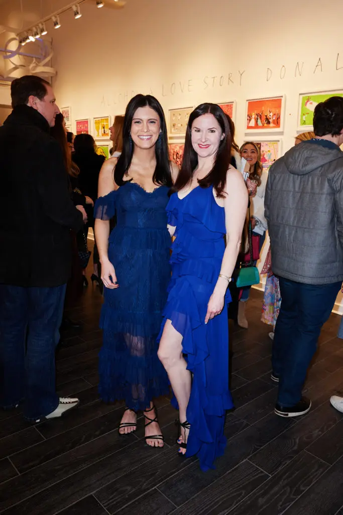Cerulean Gallery's Arien Canales, Caroline Kneese (Photo by Jonathan Zizzo)