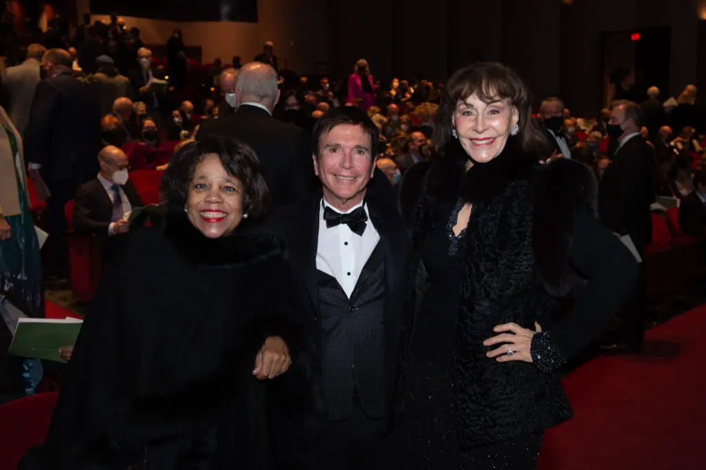 Brenda Harvey-Traylor, Sid Moorhead, Anna Dean at HGO's Concert of Arias (Photo by Wilson Parish)