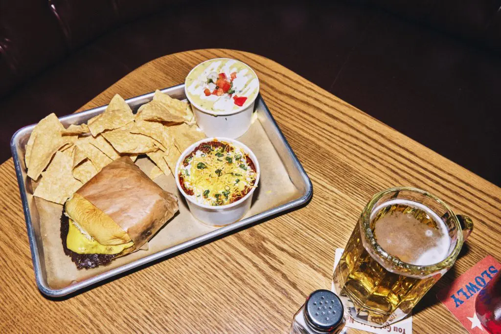 Rodeo Bar is a great spot for burgers and drinks in The Adolphus hotel. (Photo by Steven Visneau)
