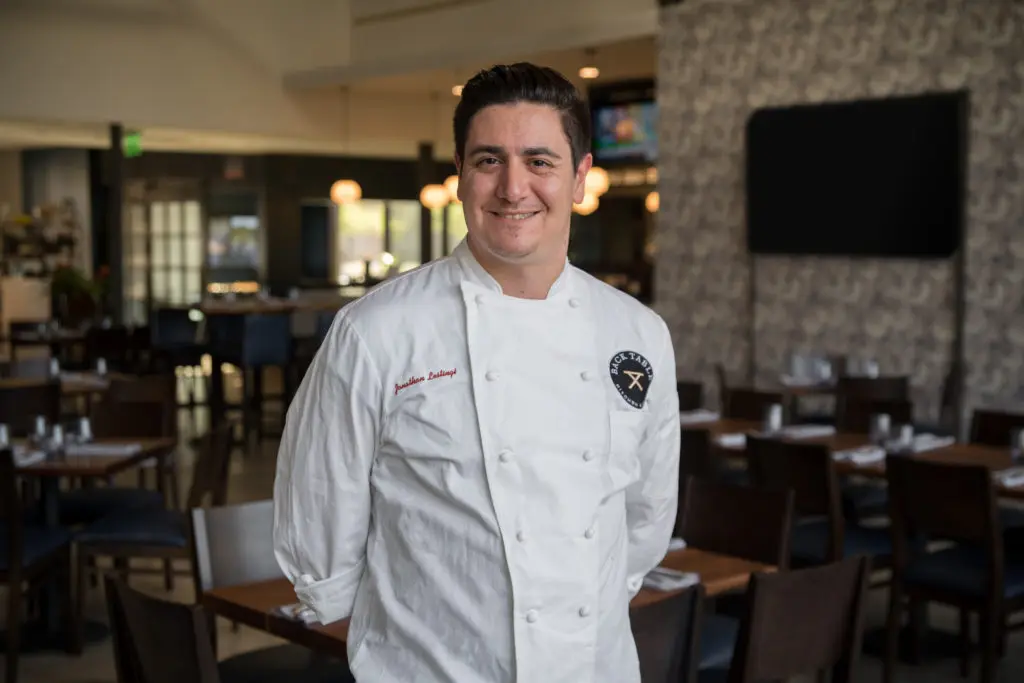Chef-de-Cuisine Jonathan Lestingi at the new Back Table Kitchen & Bar at The Woodlands Resort. (Photo by Photos Care of Back Table Kitchen & Bar)